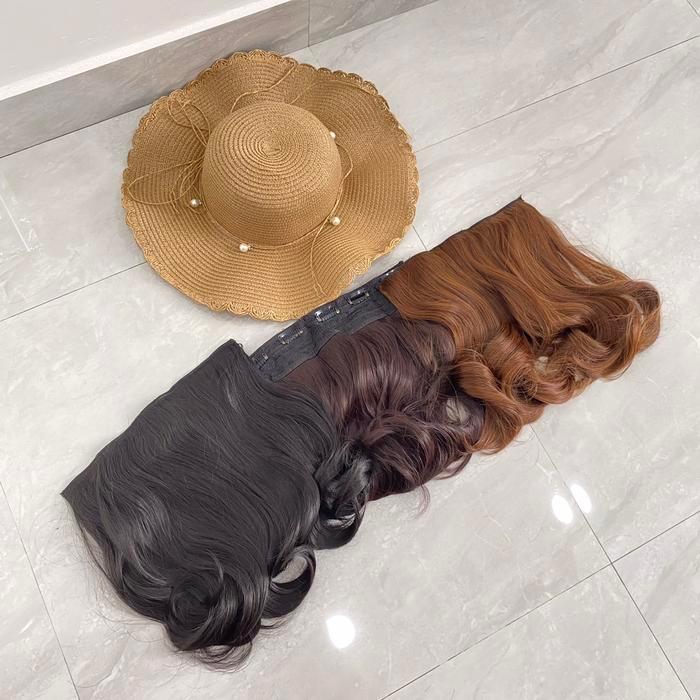 Sissyclip - SLW 30 / Hair Clip Bergelombang Ukuran Sebahu 30 CM BISA GRAB