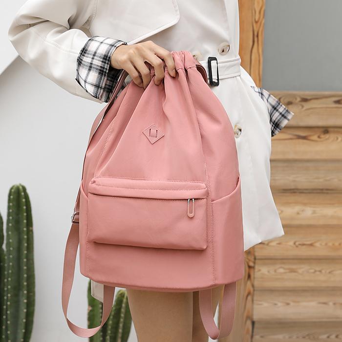 BERKUALITAS Tas Ransel Wanita Korean Style Backpack Anti Air COLORFUL FOX 8536
