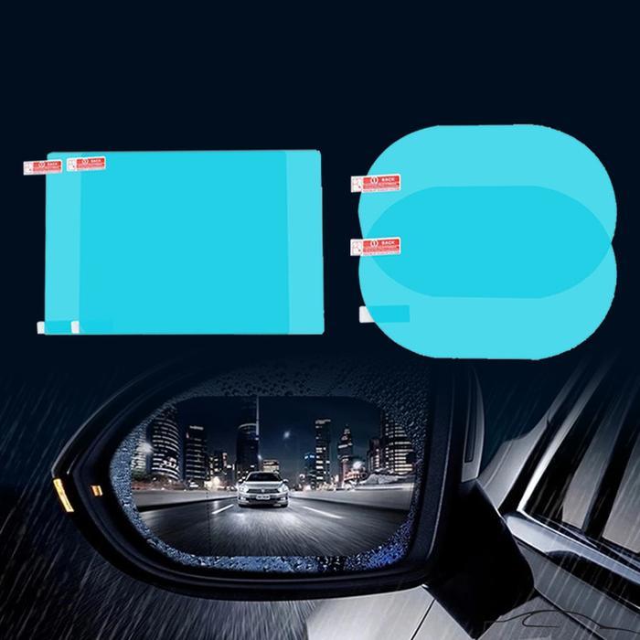 2PCS ANTIFOG STIKER KACA MOBIL STIKER KACA SPION MOBIL MOTOR ANTI EMBUN PELAPIS KACA ANTI AIR