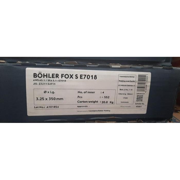 Bohler Fox S E7018 3,2Mm