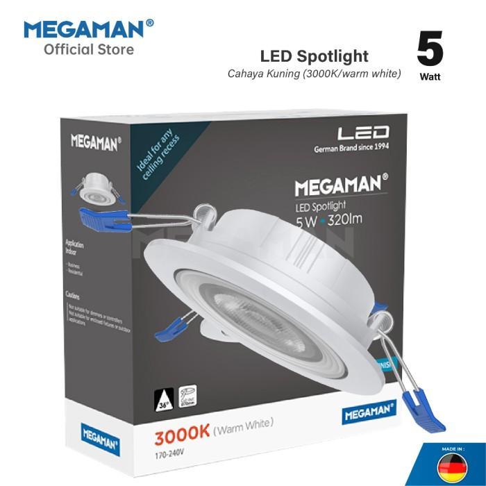 Lampu Spotlight 5W MEGAMAN MQTL2048 2.5" 4000K 170-240V
