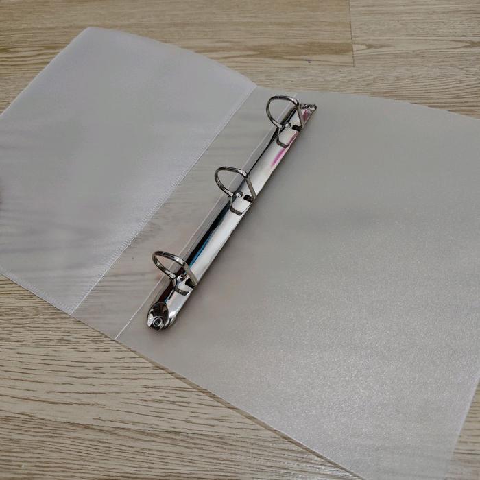 Sultan Transparent Ring Binder Matte 3 Rings A5 Album Kartu TCG