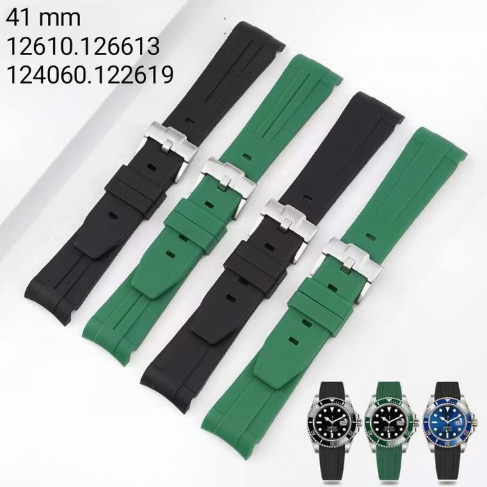 Tali Jam Tangan 21 MM Replacement Strap Rubber Submarine 8066.21