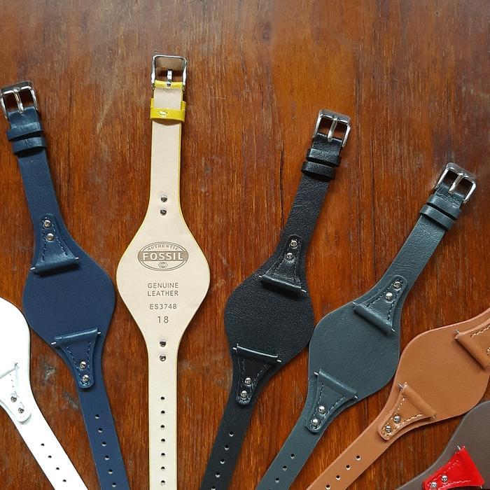 tali jam tangan kulit asli fossil boyfriend