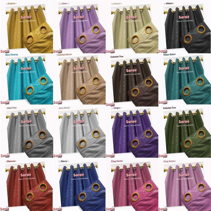 "New" Gorden Jendela,Gorden Jendela Ruang Tamu 1 Set,Gorden Pintu Kamar,Gorden Jendela 1 Set