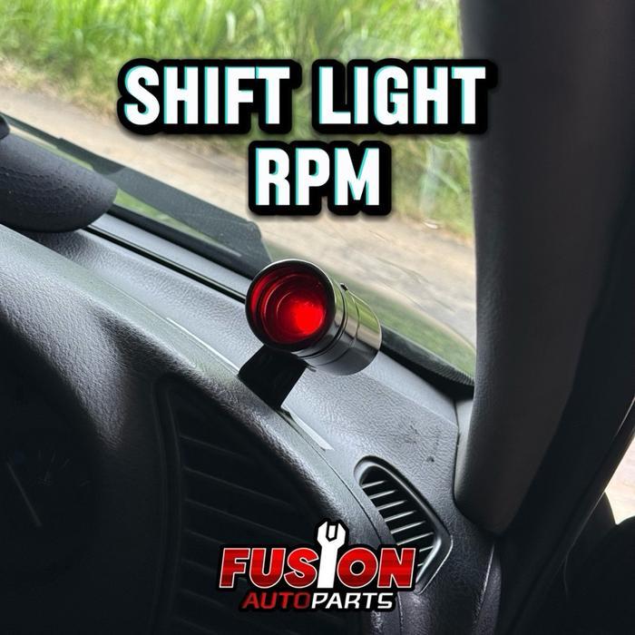 SHIFT LIGHT INDICATOR RPM LAMPU RPM INDIKATOR MOBIL UNIVERSAL IMPORT RACING LOOK PROMO