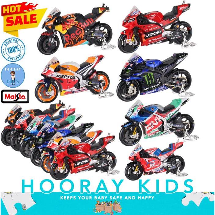 MAINAN MOTOR MOTO GP HONDA YAMAHA DUCATI KTM DIECAST MAISTO ORIGINAL