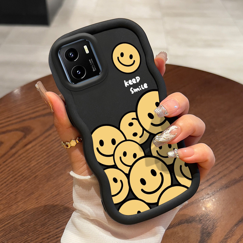 Casing Untuk VIVO Y15s Y15A Y15C Y01 Case Casing Sekelompok tas emosi pola HP Cesing lunak Silikon S