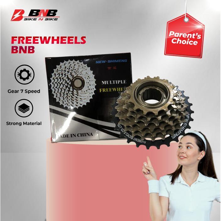 Sprocket Freewheel Gear Gir Susun Belakang Sepeda 7 Speed