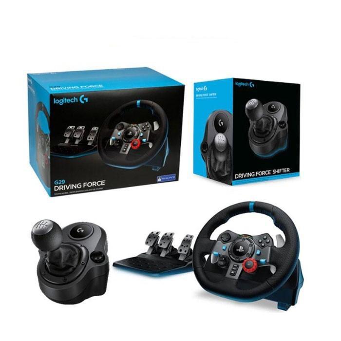 Logitech G29 + Shifter Logitech Driving Force Stir Ps4 Ps3 Pc Terbaru 