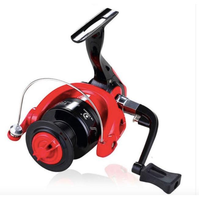 Falcon Fishing - REEL PANCING FD1-6 WARNA MERAH HITAM MAX DRAG 6 KG METAL