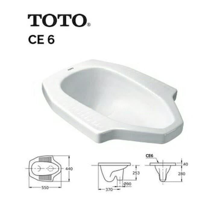 Closet Jongkok TOTO CE 6 PUTIH