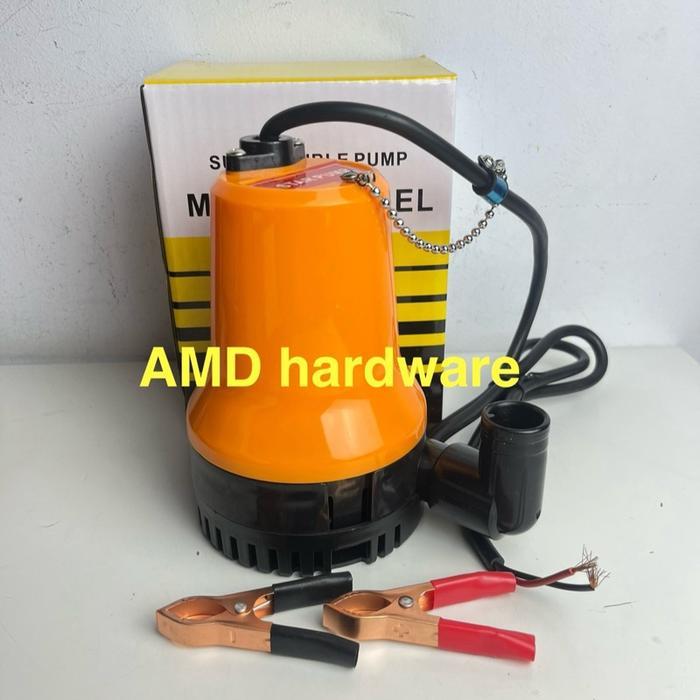 POMPA CELUP DC 12Volt AIR BERSIH ASIN KOLAM DC 12 Volt Daya Aki/ACCU Submersible Pump