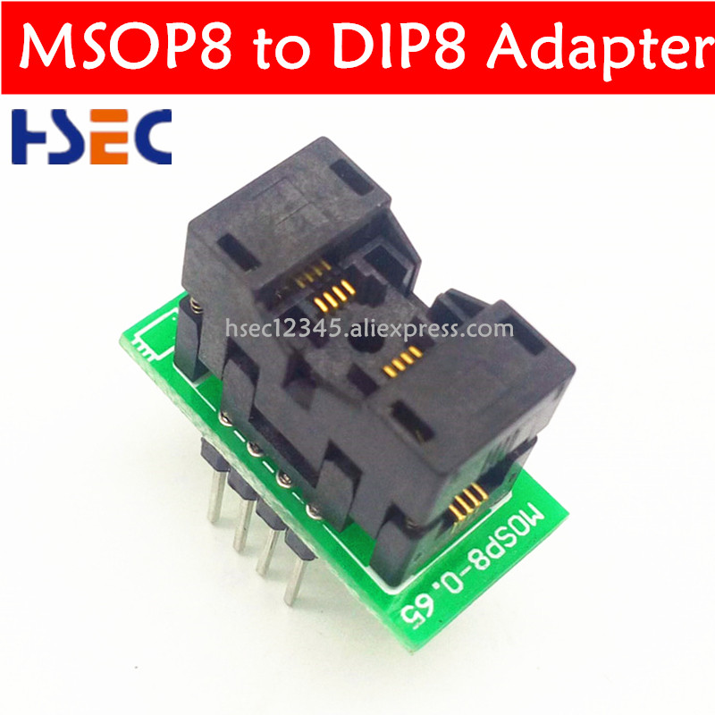 MSOP8 to DIP8 adapter MCU Test IC socket eeprom programmer adapter 93C66 SSOP8 SSOP16 SOP8 to dip8