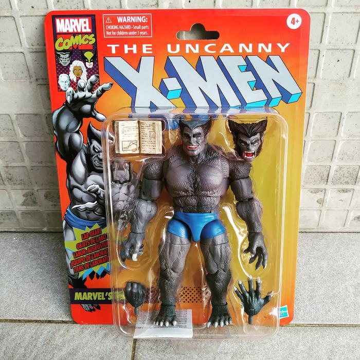HASBRO MARVEL LEGENDS RETRO X-MEN GREY BEAST GRAY XMEN