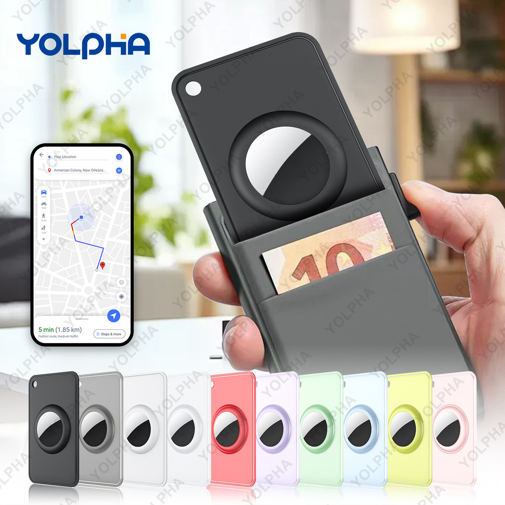 AirTag Tag Card Slim Airtag Wallet Card Credit Card Size Wallet Protective Case for AirTag Wallet