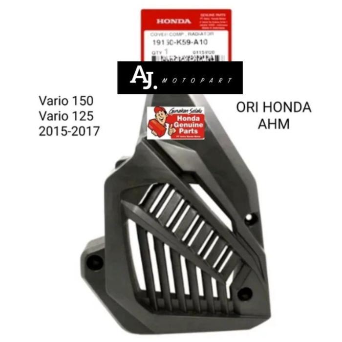 tutup radiator cover radiator vario 125 vario 150 2015-2017 ori honda ahm