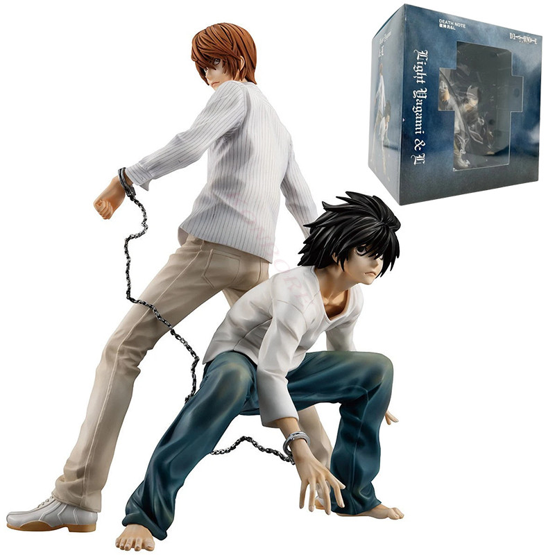 24cm Death Note Anime Figure Light Yagami L Action Figure 1160# Yagami Light 1200# L Lawliet