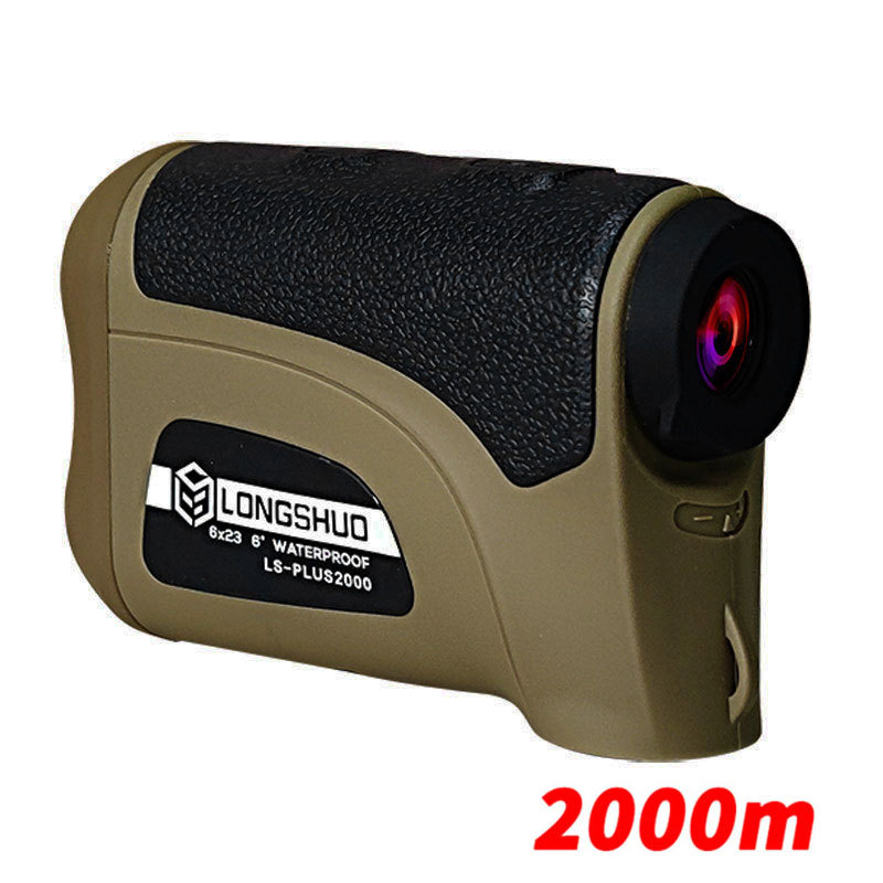 LONGSHUO Hunting Rangefinder Telescope Laser Golf Rangefinder Distance Meter lock flag slope pin