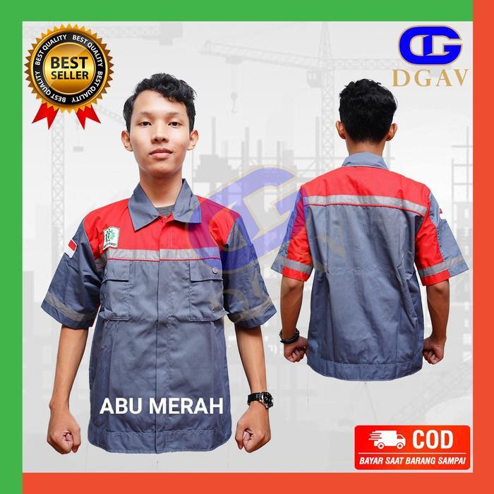 Readyyy Wearpack Safety,Baju Kerja Kerja Lengan Pendek