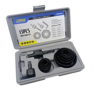 Set Mata Bor Pelubang Kayu 13 Pcs Holesaw untuk Kayu