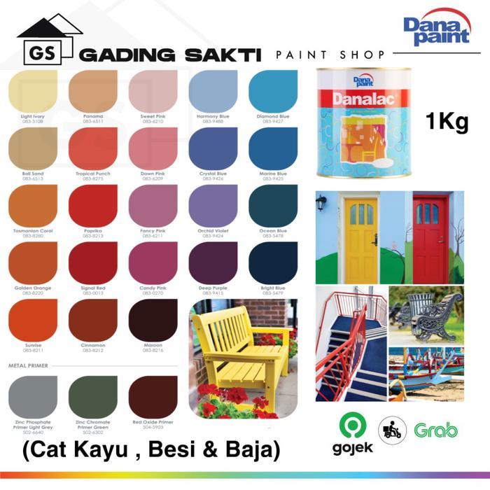 Danapaint Danalac Cat Kayu & Besi 1L #Gratisongkir