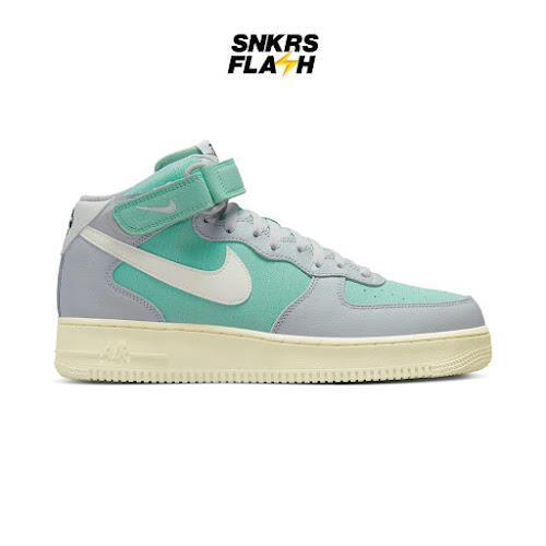 Sepatu Sneakers Pria Nike Air Force 1 Mid 07 Lx Grey Fog Green - Dq8766002