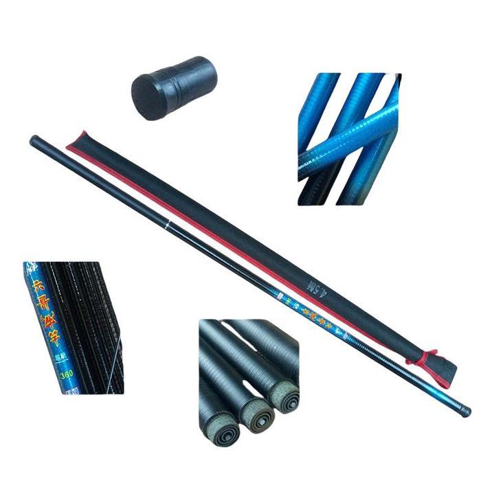 Jorankilat Joran Tegek Rod Fishing Carbon Ready 1.8/2.4/290/340/390 Bahan Fiberglass Action Medium