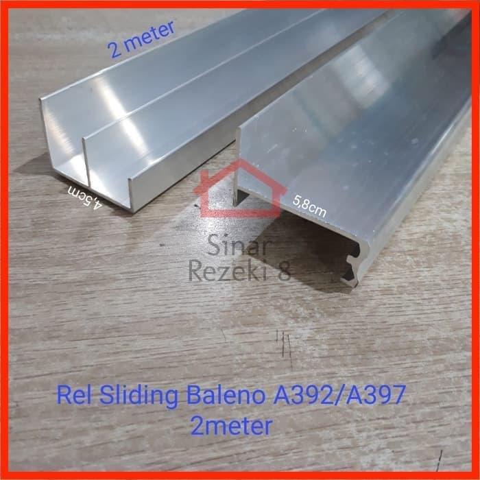Rel Pintu Lemari Sliding Baleno 2 meter 392 397 .
