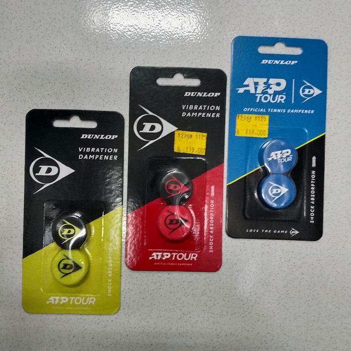 Damper Peredam Getaran Getar Raket Racket Reket Tenis Tennis Dunlop Atp Tour Isi 2 Original