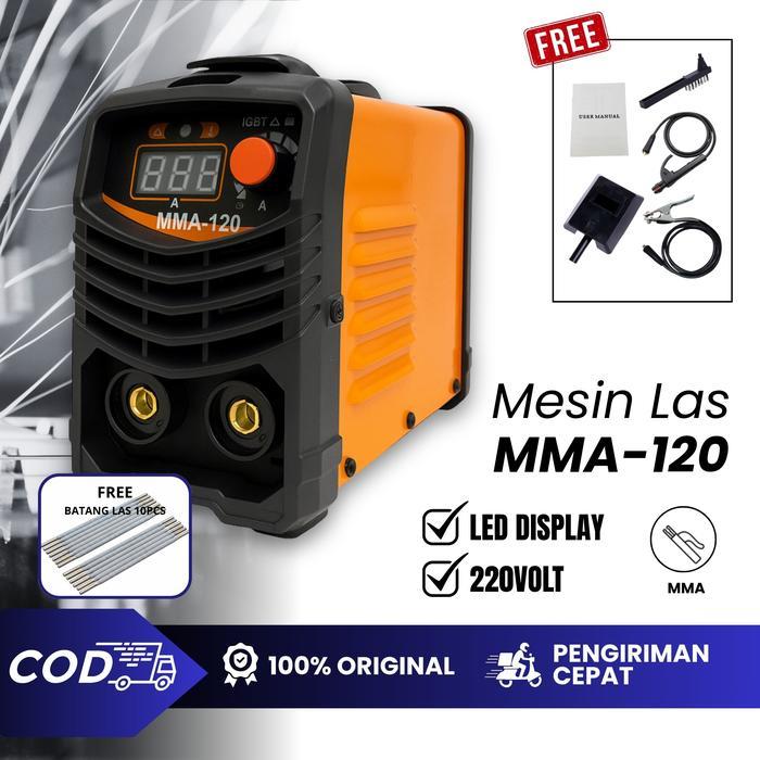 MESIN LAS MMA-120 ALAT LAS BESI MINI 450W TRAVO LAS