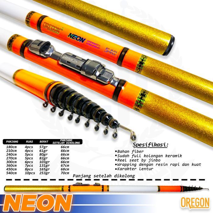 Joran Pancing Tegek Kolong Oregon Bahan Fiber
