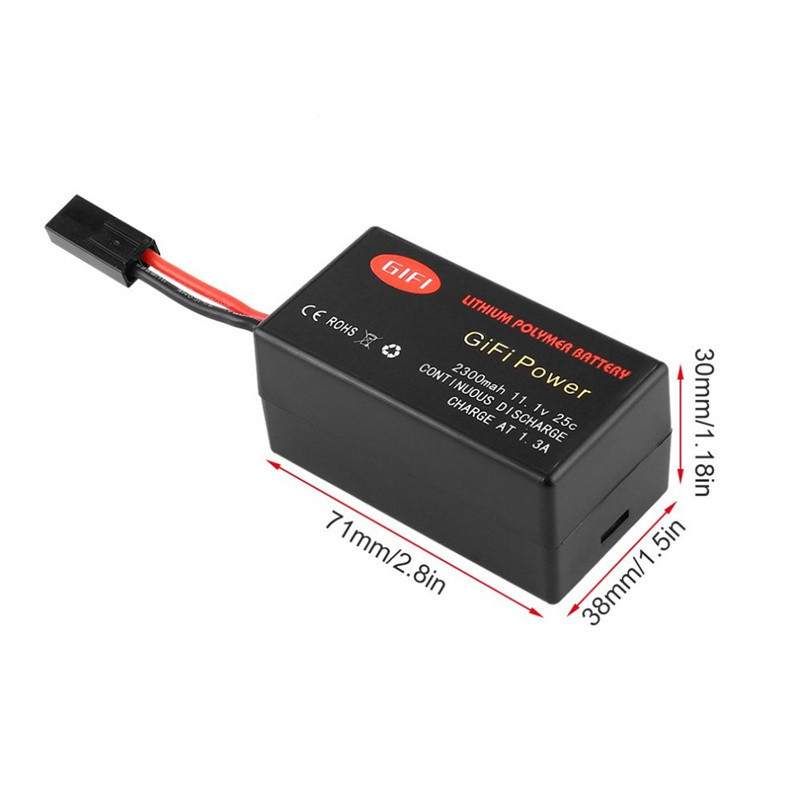 Upgrade 11.1v 2300mAh High-capacity Lithium battery For Parrot AR Drone 2.0 Quadcopter for 11.1V 25C