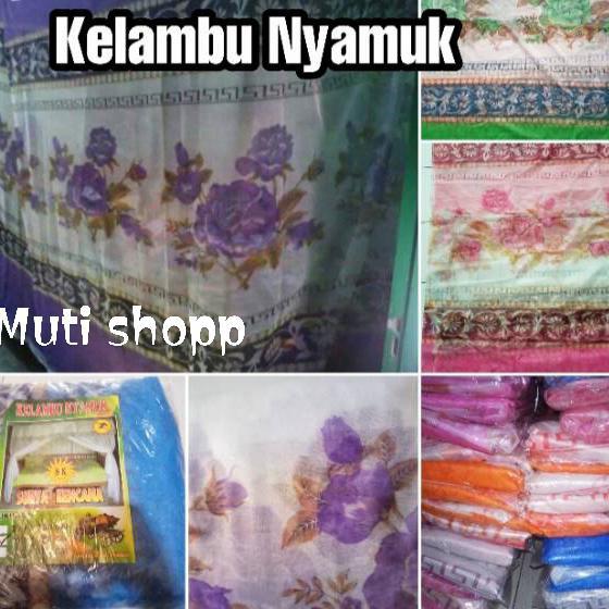 Kelambu Nyamuk Grade A Tebal/Kelambu Tidur/Kelambu Segi Ukuran Jumbo
