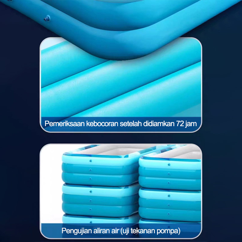 Kolam Renang Anak Jumbo/Kolam Renang Anak Jumbo/Kolam Renang/Kolam/Bayi Tiup Karet Besar Family
