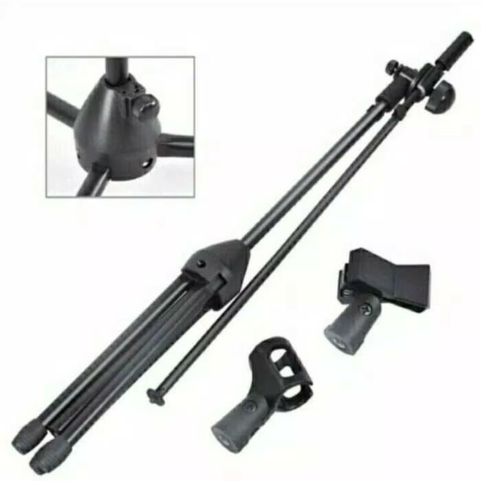 Stand Mic Berdiri Lantai- Tiang Microphone Berdiri