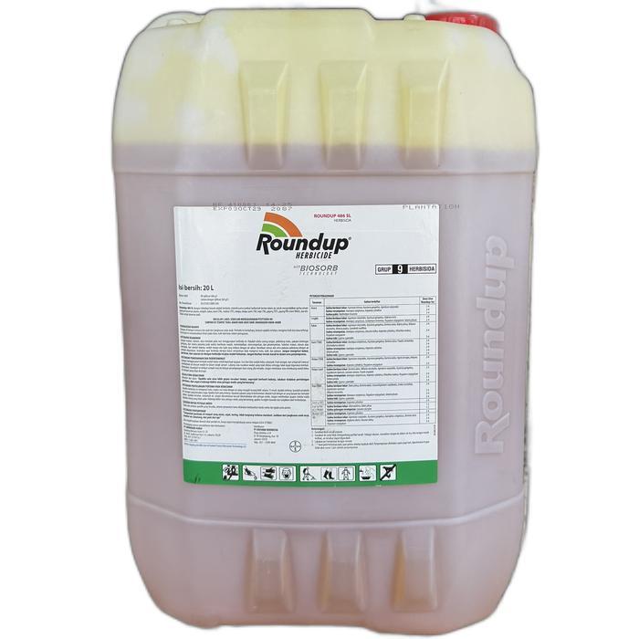 Herbisida Roundup 486 Sl 20 Liter Biosorb Technology/Racun Round Up 20L Rumput Sistematik Gulma