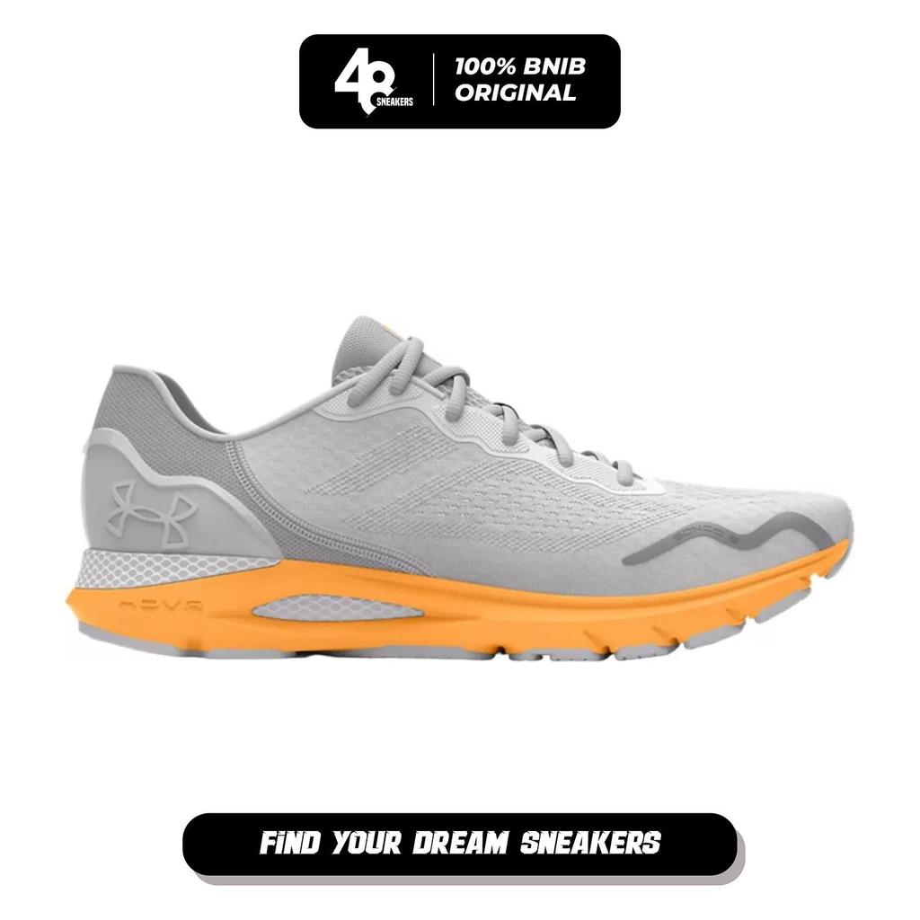 Sepatu Lari Pria Hovr Sonic 6 Grey (3026121-108) Original