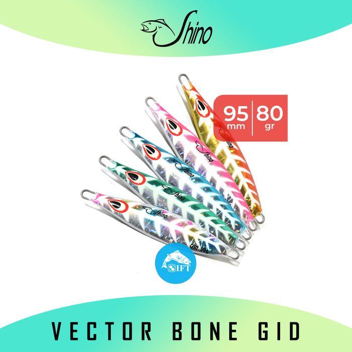 Metal Jig Merk Shino Type Vector Bone Gid 80gr