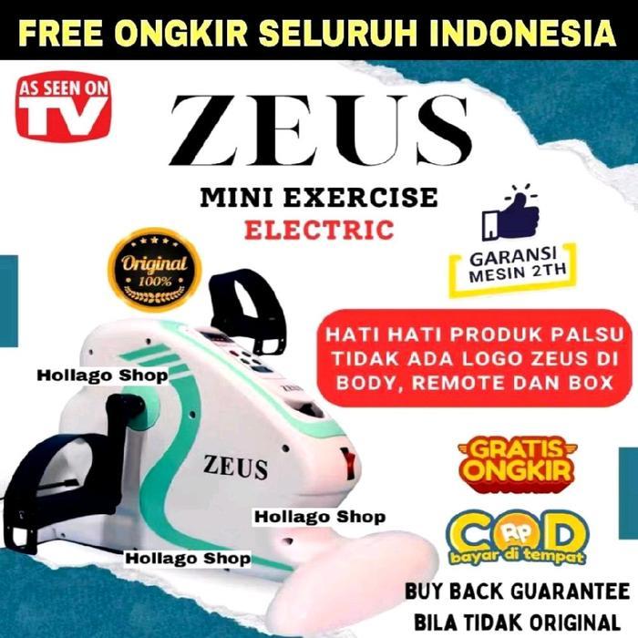 Zeus Mini Exercise Electric Bike - Sepeda Statis Mini Original 100 % Terbaru 