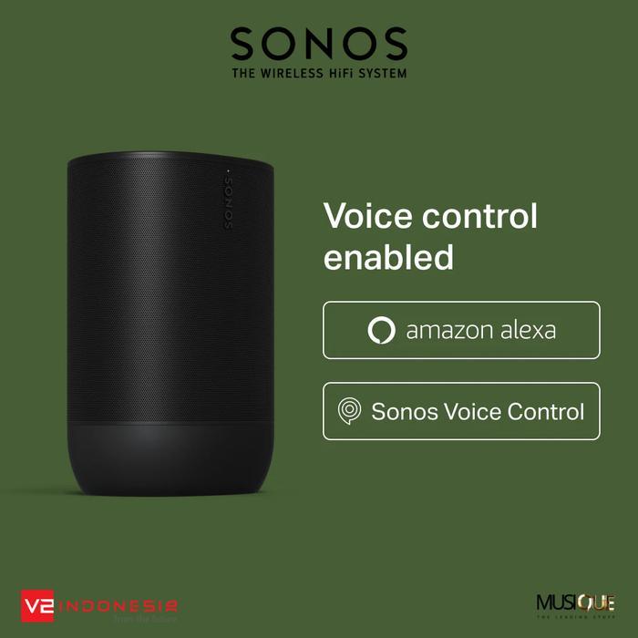 Sonos Move 2 Speaker For Sound Anywhere Bluetooth and WiFi