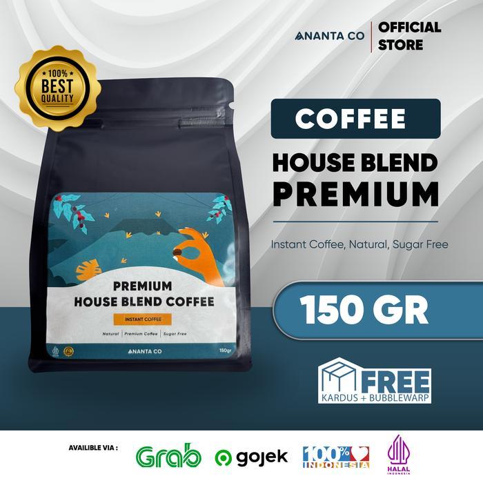 Ananta Co Espresso Instant Tanpa Ampas 150 Gram Bubuk Kopi Instant Premium House Blend Natural Sugar