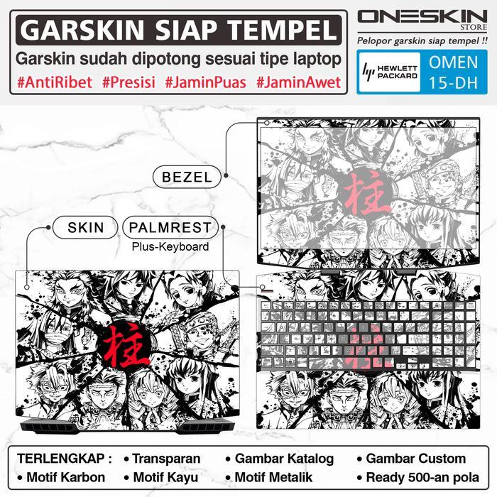Garskin Sticker Laptop HP Omen 15-dh dh0105tx dh0180tx dh1020tx Bening