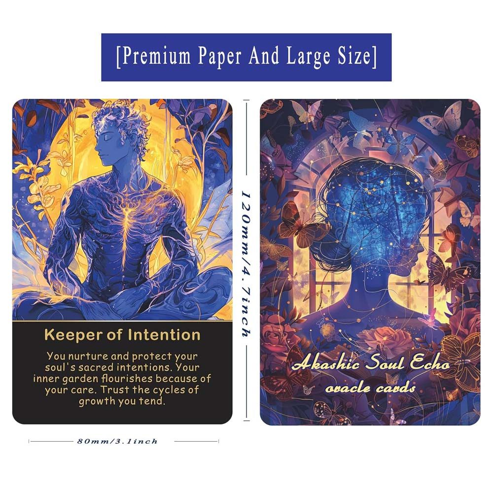 Akashic Soul Journey Tarot Cards Second Edition, 78 Cards for Spiritual Growth & Inner Healing,