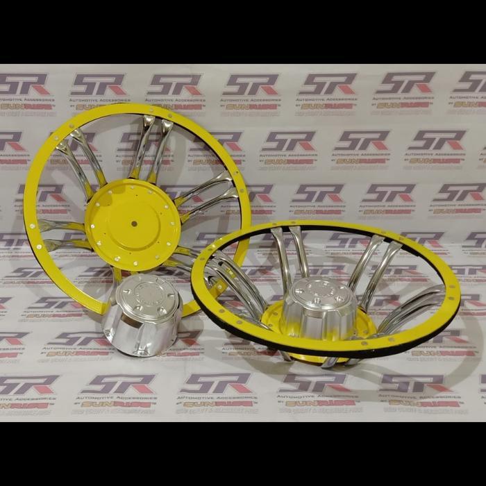 DOP RODA MOBIL TRUK MOBIL RING 20 BAGIAN BELAKANG 2 PCS BAHAN BESI BARU