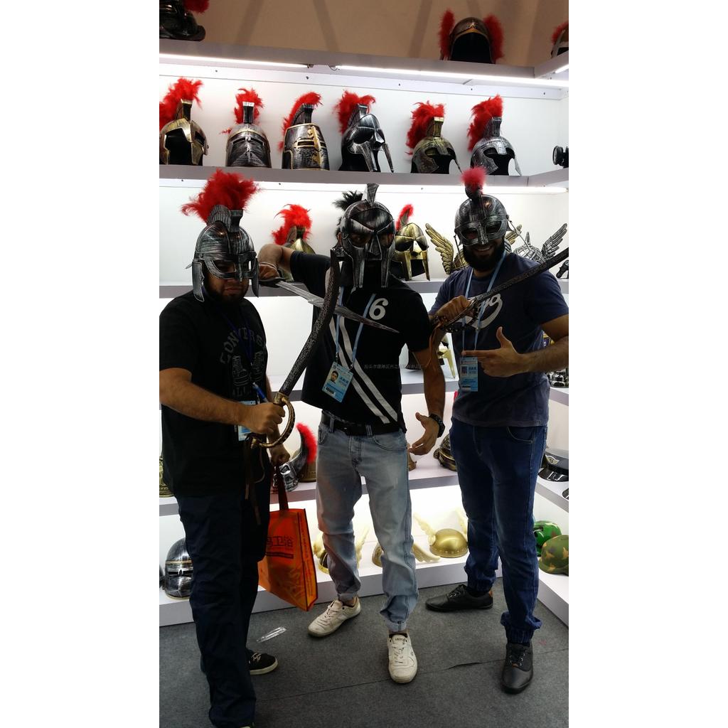 Mask Feather Helmet New Junye Headcrown Ancient Soldier Tactical Helmet Fitness Styling Showdown