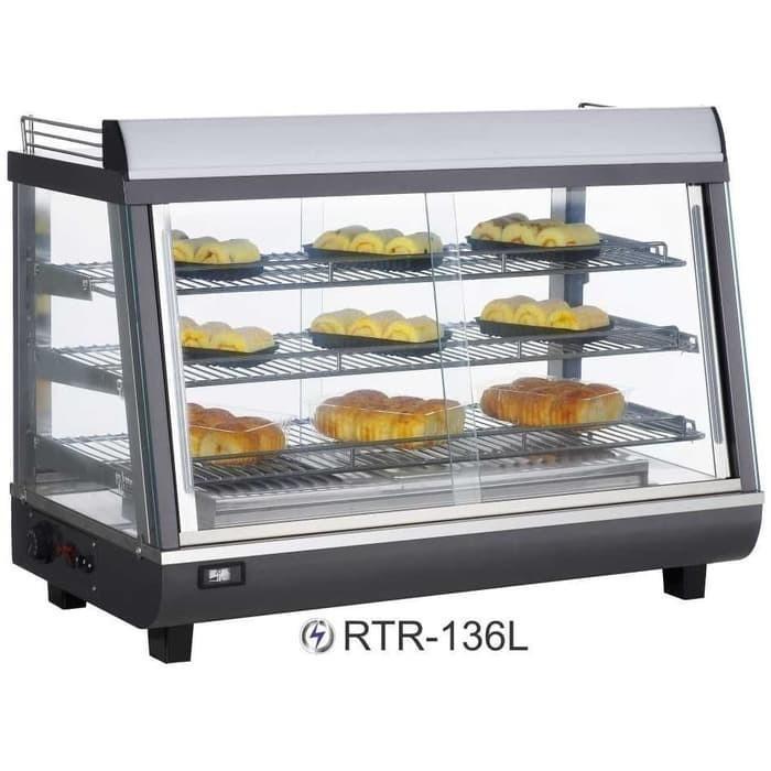 Getra Rtr-136ch Showcase Warmer Etalase Penghangat Makanan Food Warmer - GETRA