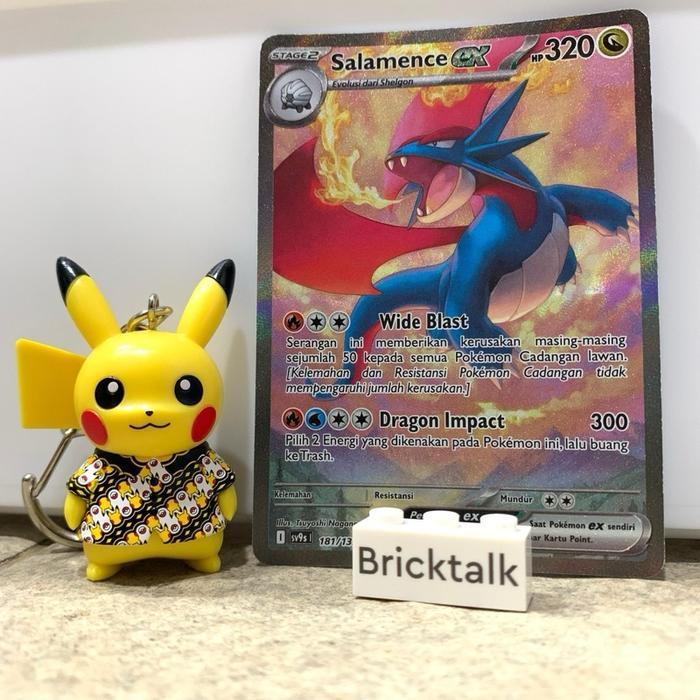 Salamence EX SV9S 181/139 SAR Ikatan Takdir Trading Card Game Indonesia Original