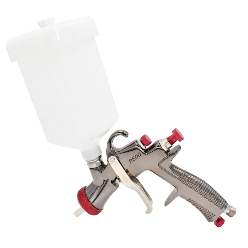 R500 Spray Gun LVLP Gravity Feed Car Painting Gun 1.3mm nozzle 600cc