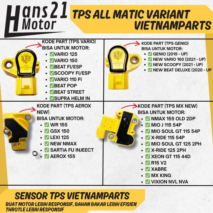 Sensor Tps Vietnam Sensor Tps Vario Beat Sensor Tps Racing Vietnampart Original Universal Sensor Tps